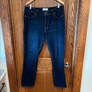 CAbi High Straight Dark Jeans